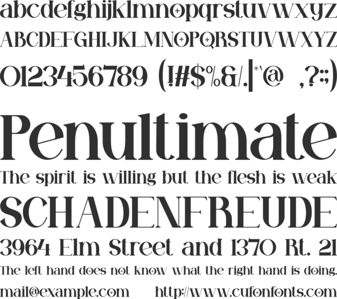 BOONE font preview
