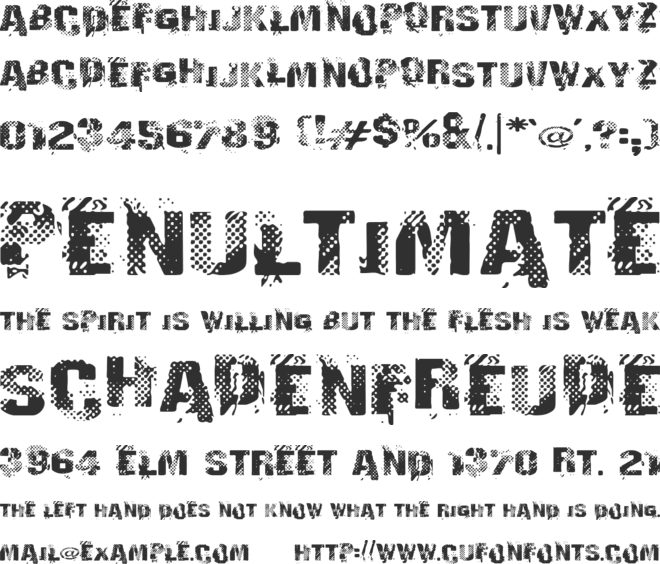 VTKS INSONIA font preview