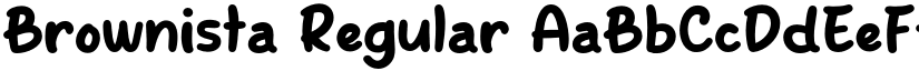 Brownista Regular font
