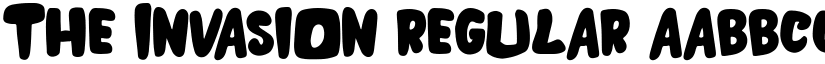 the Invasion Regular font