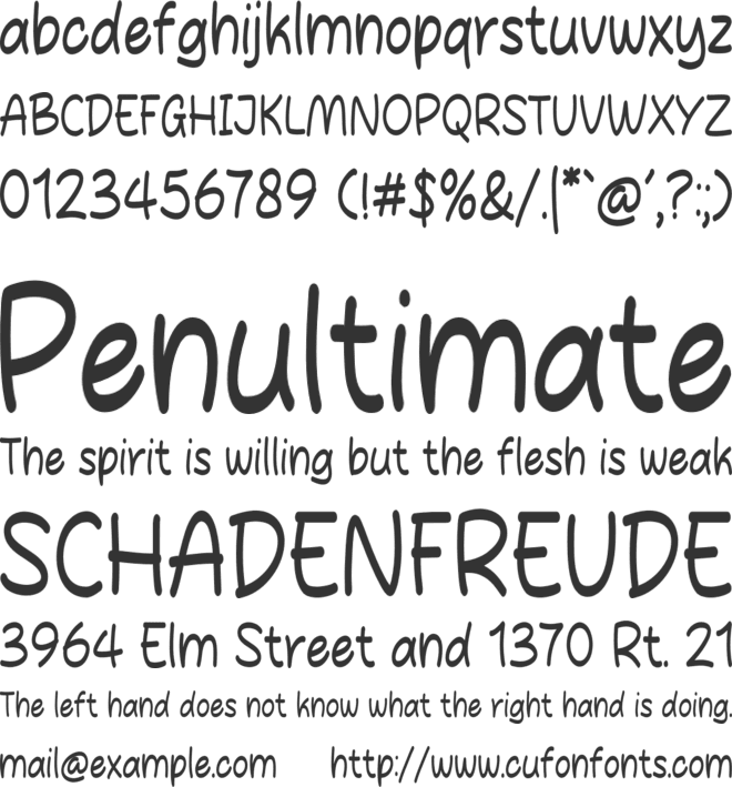 Nesdays font preview