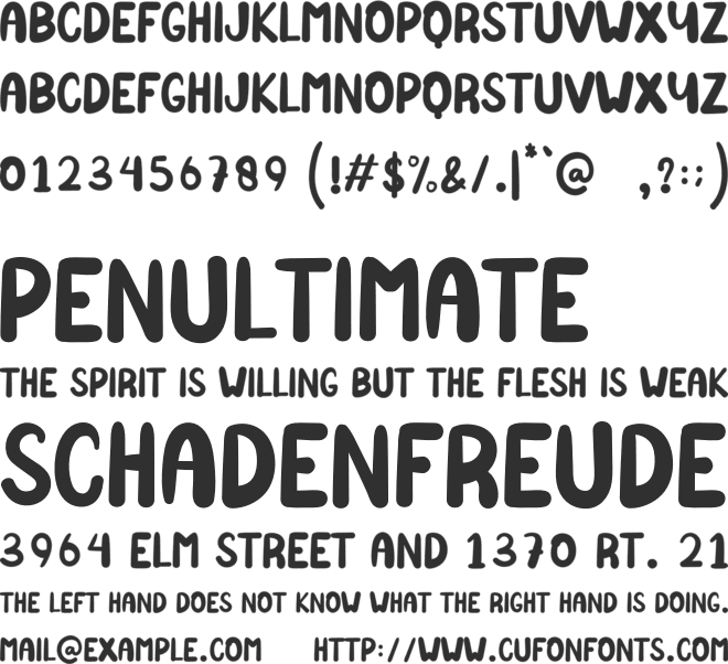 Link font preview