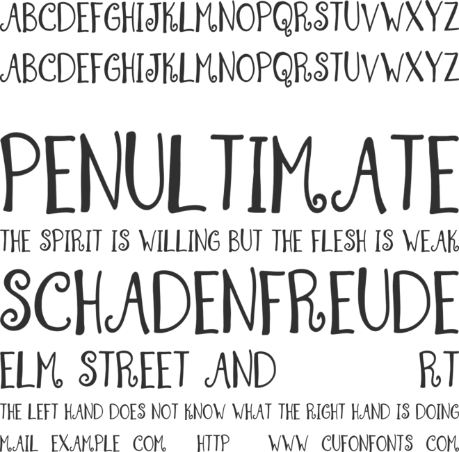 Summer Swirl Demo font preview