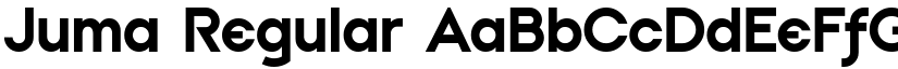Juma Regular font