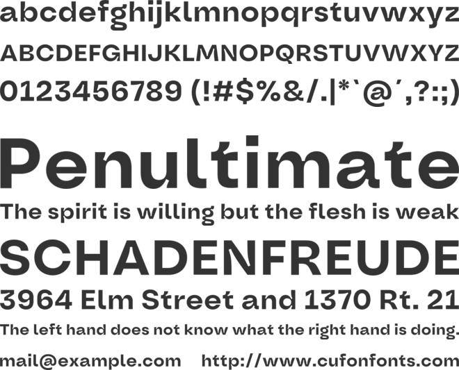Oddval font preview