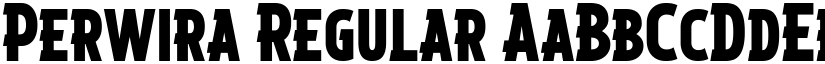 Perwira Regular font