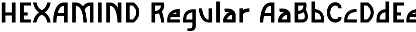 HEXAMIND Regular font