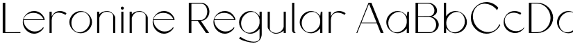 Leronine Regular font