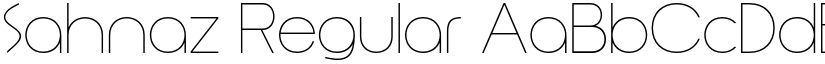 Sahnaz Regular font