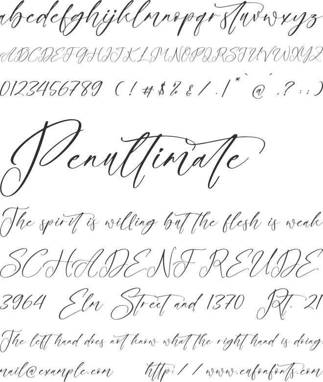Brittany Glostime font preview