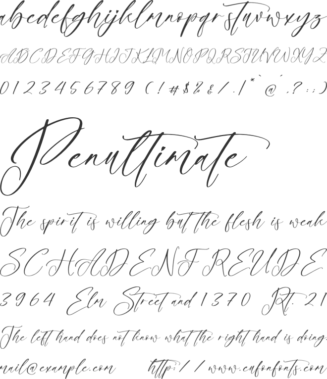 Brittany Glostime font preview