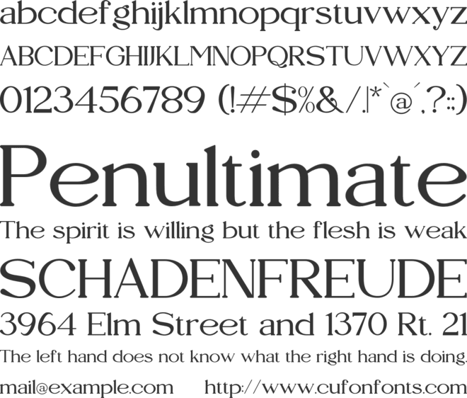 Rukoyah font preview