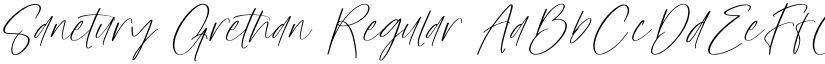 Sanetury Grethan font download