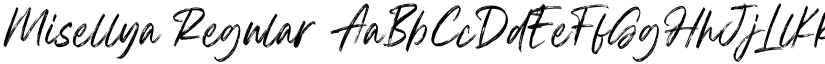 Misellya Regular font