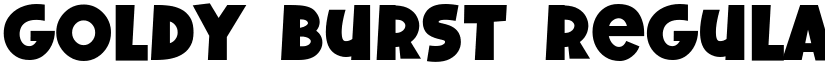Goldy Burst Regular font