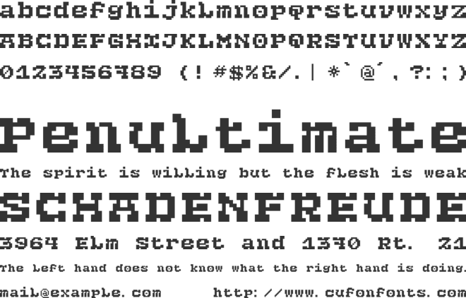 ET Artilux font preview