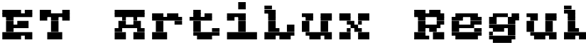 ET Artilux Regular font