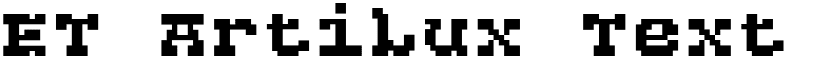 ET Artilux Text font