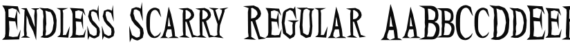 Endless Scarry font download