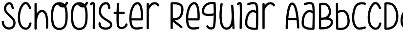 Schoolster Regular font