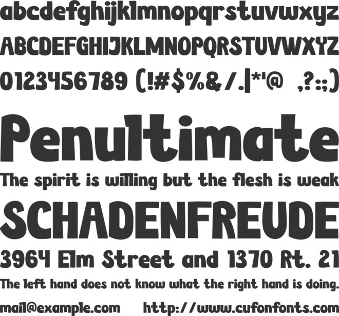 Cash-Plank font preview