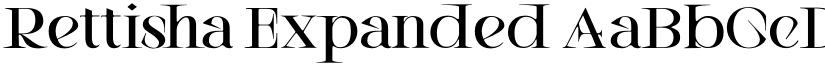 Rettisha Expanded font