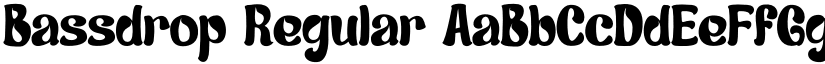 Bassdrop Regular font