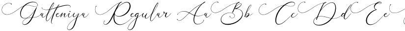 Galteniya Regular font