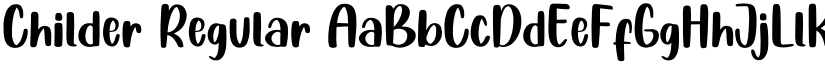 Childer Regular font