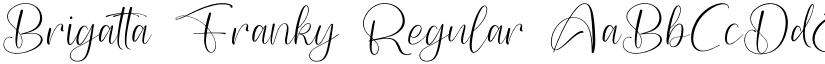 Brigatta Franky Regular font