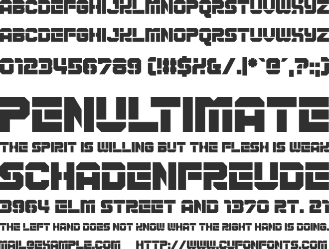 Brighterdays font preview