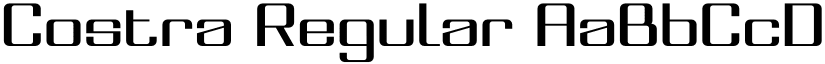 Costra Regular font