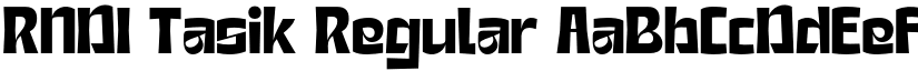 RNDI Tasik Regular font