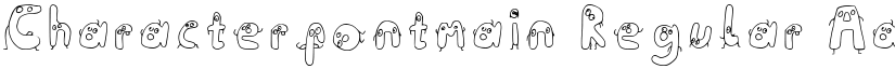 Characterfontmain Regular font