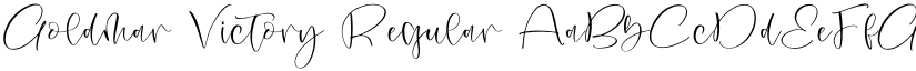Goldmar Victory Regular font