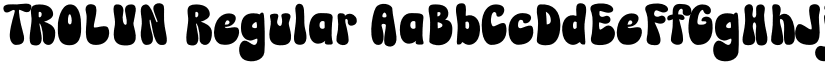 TROLUN Regular font