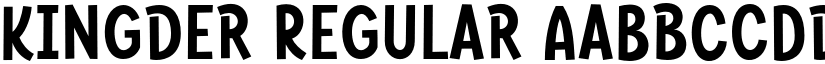 Kingder Regular font
