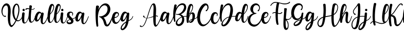 Vitallisa Reg font