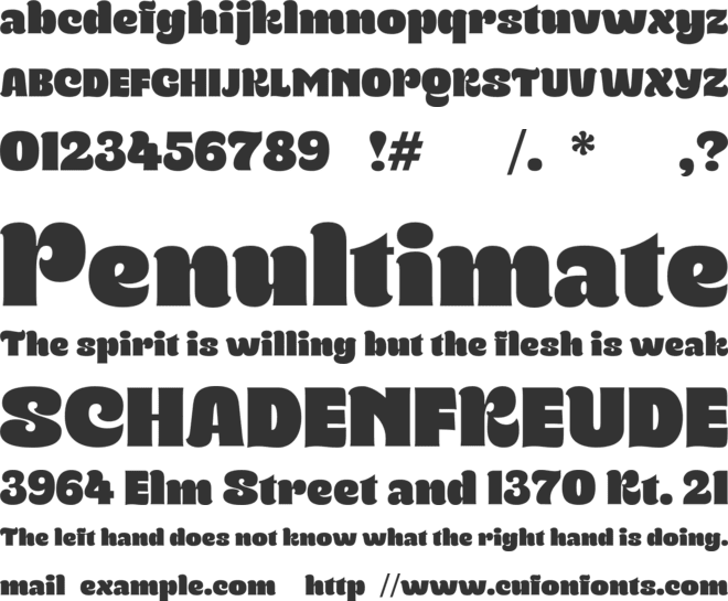 SG Briscy font preview