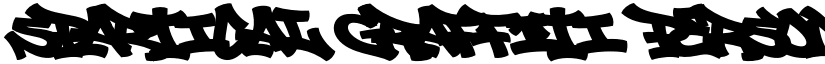Spartical Graffiti PERSONAL USE Regular font