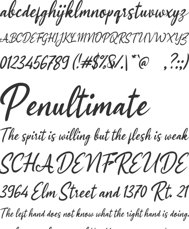 K Kartini Quotes font preview