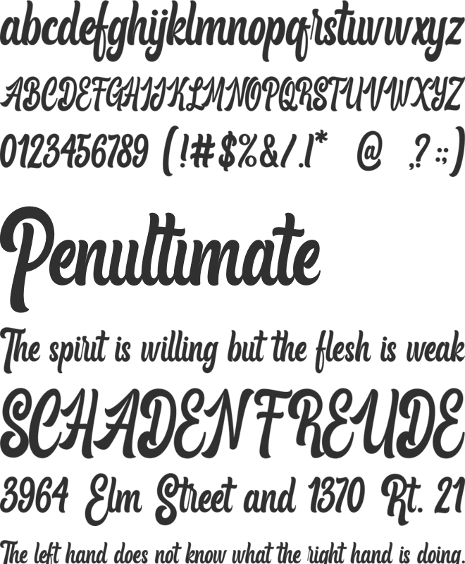 Sunday Chillin font preview