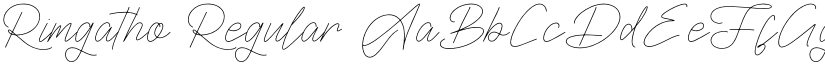 Rimgatho Regular font