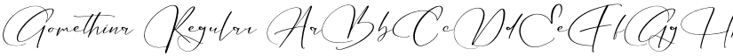 Gomethina Regular font