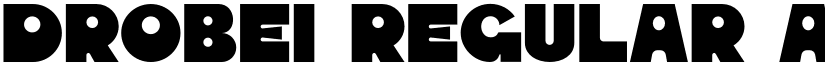 Drobei Regular font
