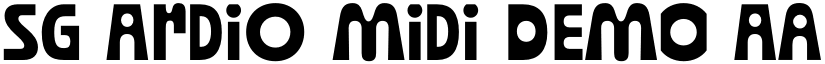 SG Ardio Midi DEMO font