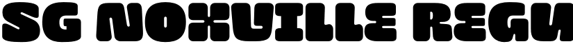 SG Noxville Regular DEMO font