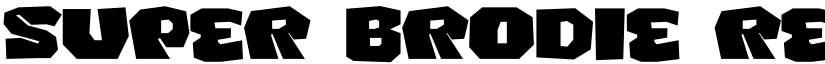 Super Brodie font download