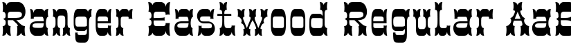 Ranger Eastwood Regular font