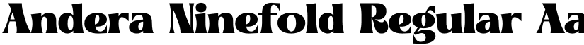Andera Ninefold Regular font